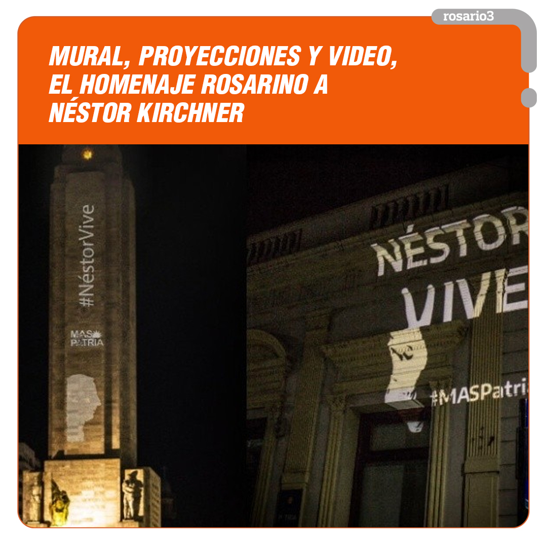 A la madrugada hubo una intervención visual sobre el Monumento. Se suman pintadas y la presentación de flores al monolito del Parque España. En las redes circula un video que es un guiño a la dificultad de nombrarlo.

🗞La nota 👉🏻bit.ly/3e19g2m
#Rosario3 #Monumento