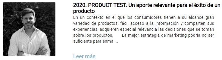 Intermarket Research (@intermarketar) on Twitter photo Compartimos una nota desarrollada por nuestro Director General Ezequiel Coelli <a href="/EzCoelli/">Ezequiel Coelli</a>
dimmension.net/novedad.php?id…
En ella expone algunas reflexiones sobre la importancia de los Testeos de Producto y como los hemos adaptado para la implementación durante la pandemia. Compartimos una nota desarrollada por nuestro Director General Ezequiel Coelli <a href="/EzCoelli/">Ezequiel Coelli</a>
dimmension.net/novedad.php?id…
En ella expone algunas reflexiones sobre la importancia de los Testeos de Producto y como los hemos adaptado para la implementación durante la pandemia.