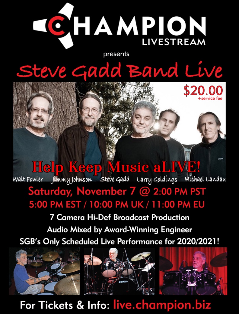 Enter to win our Drumhead Prize Pack! All you have to do:
Like this Tweet
Retweet 
Tag 2 people 
Tag Us
Winners will be announced Nov. 6th!
<a href="/DrSteveGadd/">Steve Gadd</a> @larrygoldings