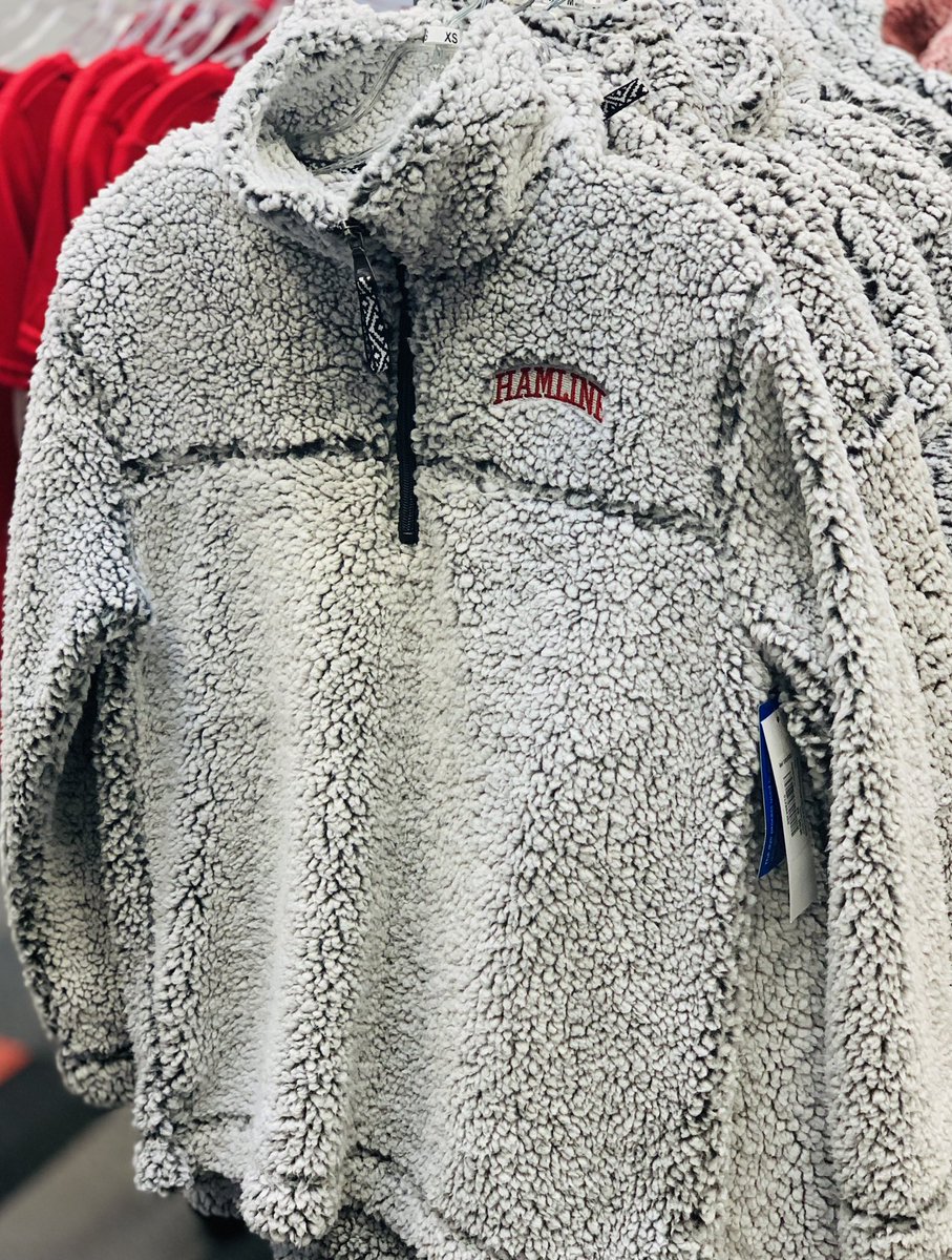 HamlineBooks's tweet photo. Sherpa quarter zip on sale for $45 today! https://t.co/7aSehTsdnb