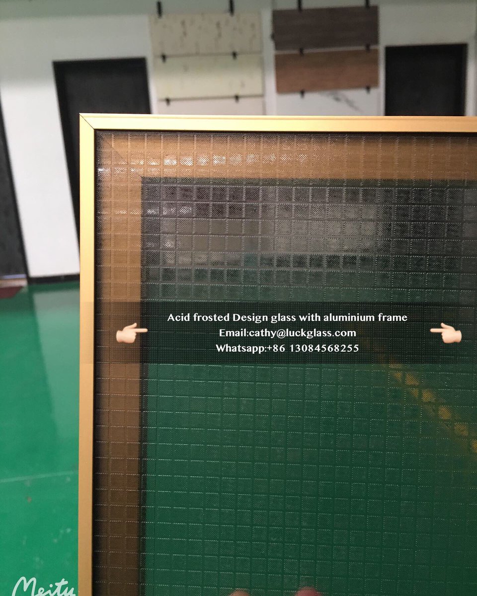 luck_glass's tweet photo. Acid frosted design glass with aluminum frame~~
we can supply one-stop finished glass doors. pls contact me Which one meet your requirements. 
WhatsApp:+86 13084568255
#door #doors #aluminiumdoors #aluminiumdoor #aluminiumframe #framedoor #showerglass #showerglassdoor https://t.co/m30SQnryd8