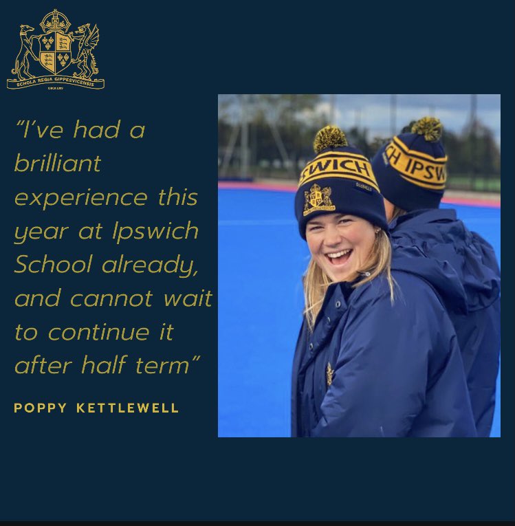 #TEAMTUESDAYS Our focus this week is on our graduate Hockey Coach Poppy Kettlewell! Poppy has played representative hockey for Oxfordshire,
and is further assists with Strength & Conditioning and Nutrition, a great addition to our sports department🙌🏻🏑 #ipswichschooltogether