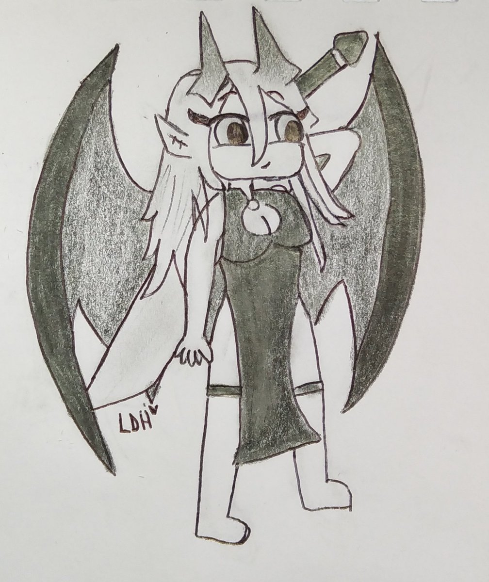 Little__Rawr's tweet photo. Wuenas aquí les traigo un dibujito de waifu espero q les guste perdón si lo arruine @Raptorgamer_ uwu #Raptorerror 🖤👌 https://t.co/nE6tuyFiCm
