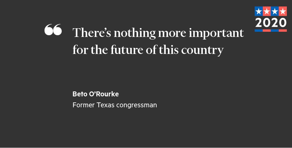 Beto O’Rourke, who came very close to ousting Ted Cruz in the 2018 Senate race, is heavily involved in these campaigns, forming a group that is mobilising Democrats to vote in the State House races — which for him are what matter most in the long term  https://www.ft.com/content/19e4f6e5-9684-4341-976d-da59cc1aecb7