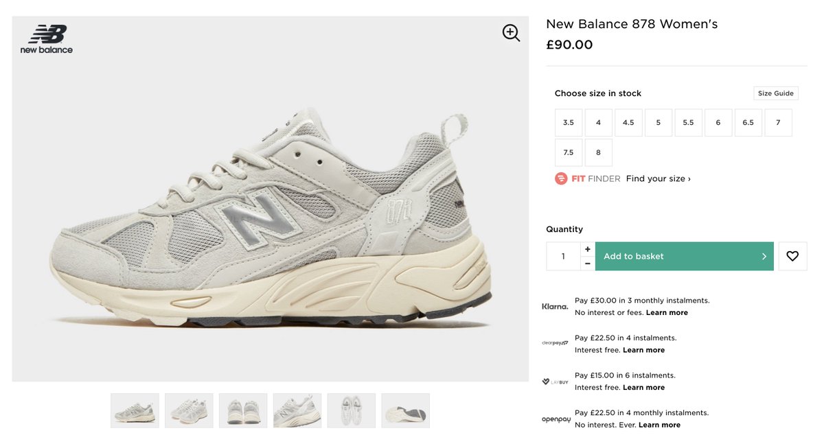 new balance 878 women price