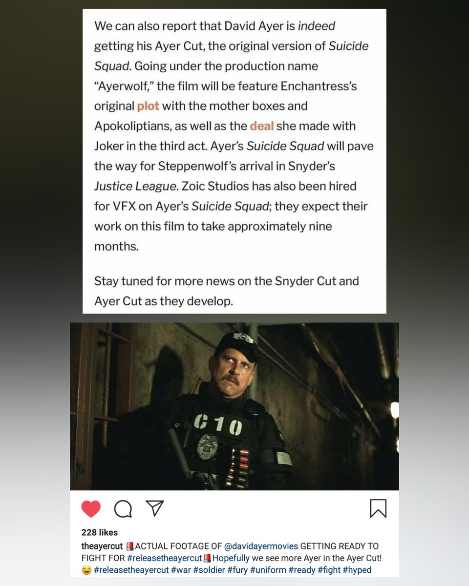 Ancient_demigod's tweet photo. okay @ATT and @hbomax 
it's time to #ReleaseTheAyerCut 
#WelcomeBackMrj 
@DavidAyerMovies
.
.@MelSiggy @maarulina_ @kylefinney01 @KobeSpurlock @LucasTheLastSk1 @CutAyer 
@CutQuinn https://t.co/foKc5wGtXY
