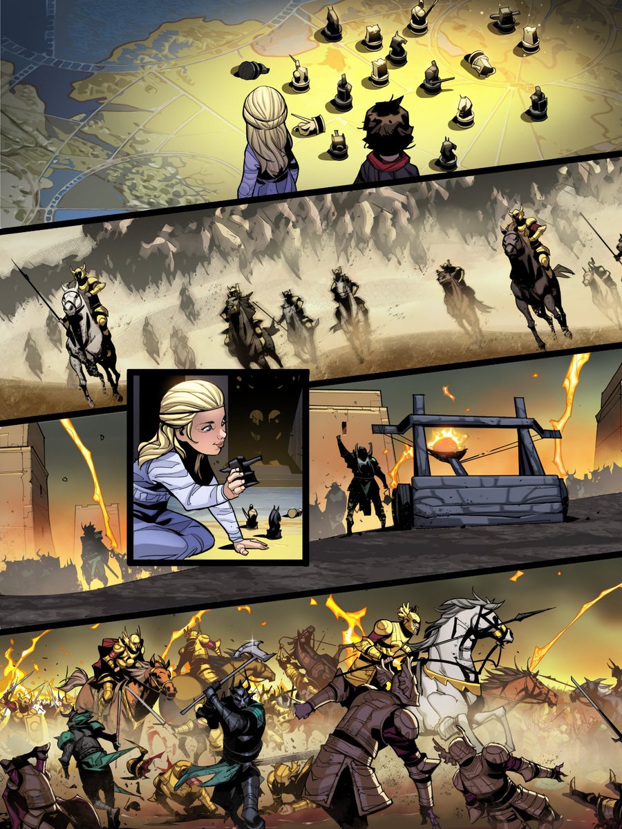 Valentinataddi's tweet photo. Finally I can show you some pages of the project I'm working on! It's a amazing fantasy story with a medieval atmosphere, if you're curious and want to know more go to the Kickstarter site and take a look! (Link in bio)
#windsofnumasera #comics https://t.co/u41D7iMHGO