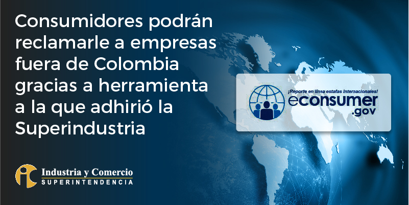 sicsuper's tweet photo. Colombia avanza en la protección de sus consumidores. Por eso, se adhirió a #econsumer, una plataforma que permite denunciar la vulneración de derechos de los usuarios por parte de empresas en el exterior. Conoce más en https://t.co/uOiQTuZplO https://t.co/vc8KdAxkzN