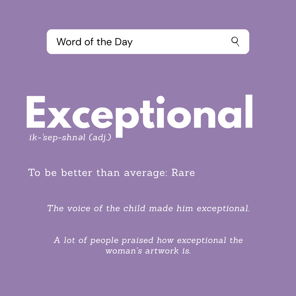 WOTD2021's tweet photo. Comment your example sentences too‼️ Let's all learn together in a fun and a creative way. 

No need to look for dictionaries, we'll bring the dictionary to you. Follow us to gain knowledge everyday.

#EducationForAll #education #English #Vocabulary #LearnEnglish #WordOfTheDay https://t.co/d3b2gHmx4m