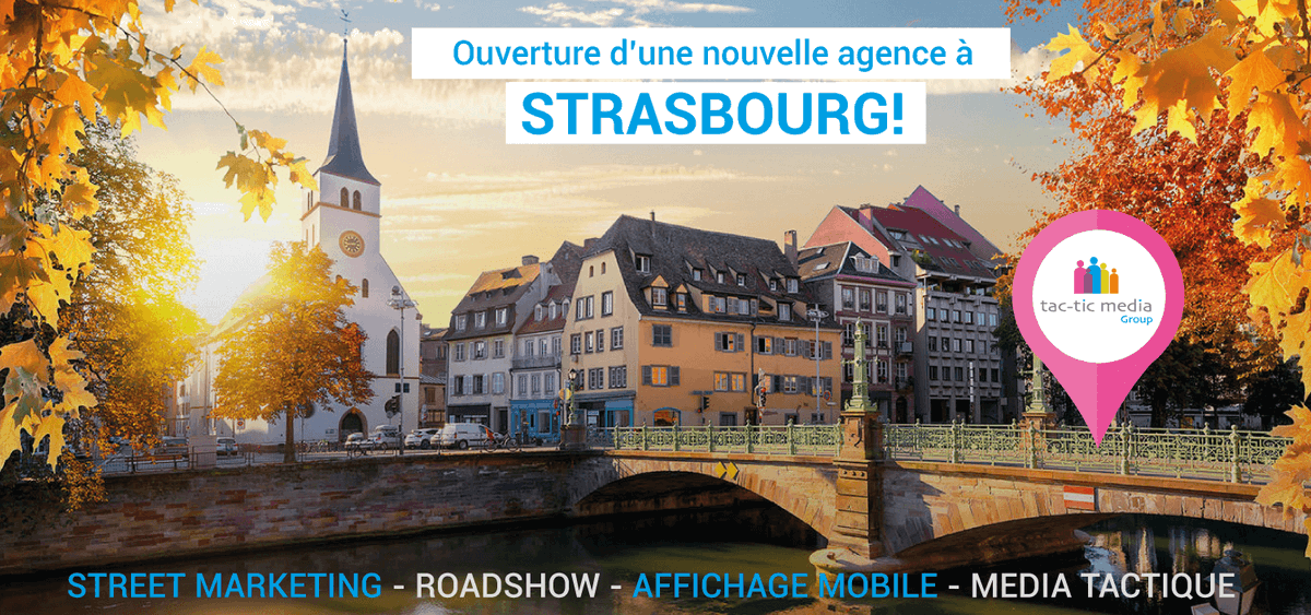 Tac_Tic_media's tweet photo. Nous avons le plaisir de vous annoncer l'ouverture d'une nouvelle agence @Tac_Tic_media à #strasbourg
https://t.co/upZVyVwf3M
#grandest #tacticmedia #ouverture #streetmarketing #comlocale #affichagemobile #mediatactique #roadshow https://t.co/PIDvEBaupV