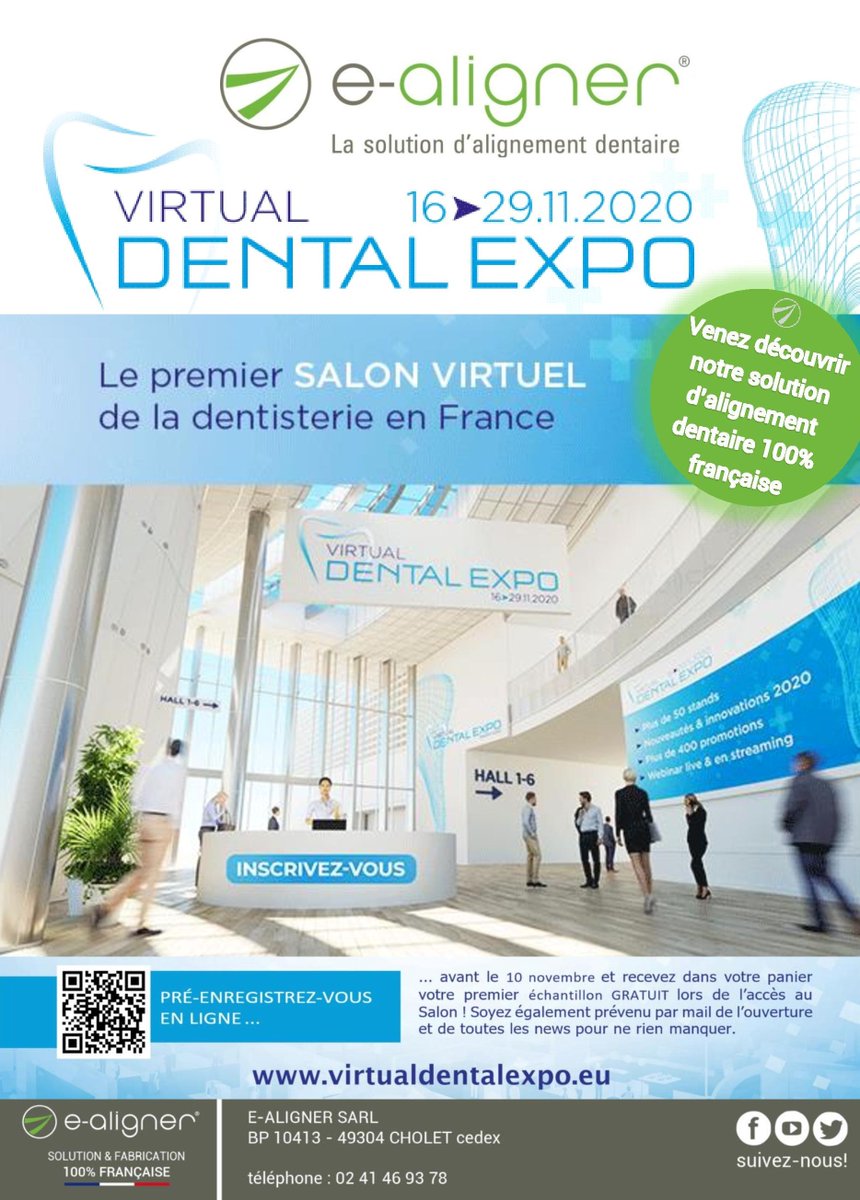 Cette année pas de congrès ADF, mais vous pouvez nous retrouver au premier salon virtuel de la dentisterie en France ! 👉 virtualdentalexpo.fr