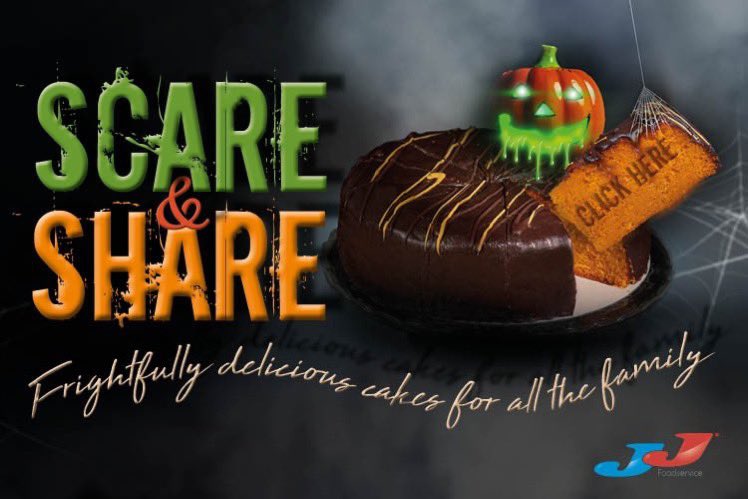 foodit's tweet photo. Don’t forget to include Halloween cake on your takeaway menu! @jjfoodservice sells them pre-sliced! Try this gooey sticky orange cake #Halloween #Cakes 🍊🎃🎂 >> https://t.co/B3ZxoqRHz7 https://t.co/eQp3k8URb7