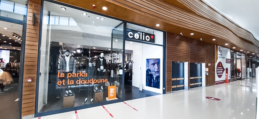 DynamicView's tweet photo. Merci @celio pour leur confiance ☀️ ! 
Dynamic View accompagne la marque dans la digitalisation de ses boutiques. [Installation d'écrans] 
Voici la toute nouvelle au @CSalanca  ✔️

#digitalsignage #retail #screen #celio https://t.co/AD8EMmcV9t
