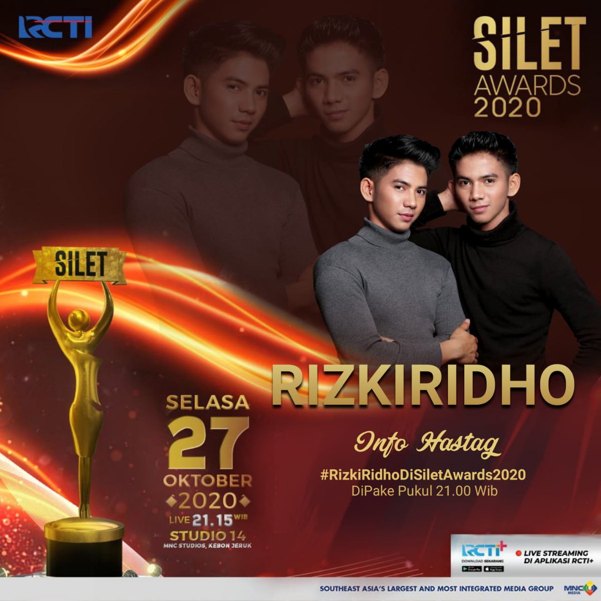 Jgan lupa iya nonton abang ikidho 
#RizkiRidhoDiSiletAwards2020