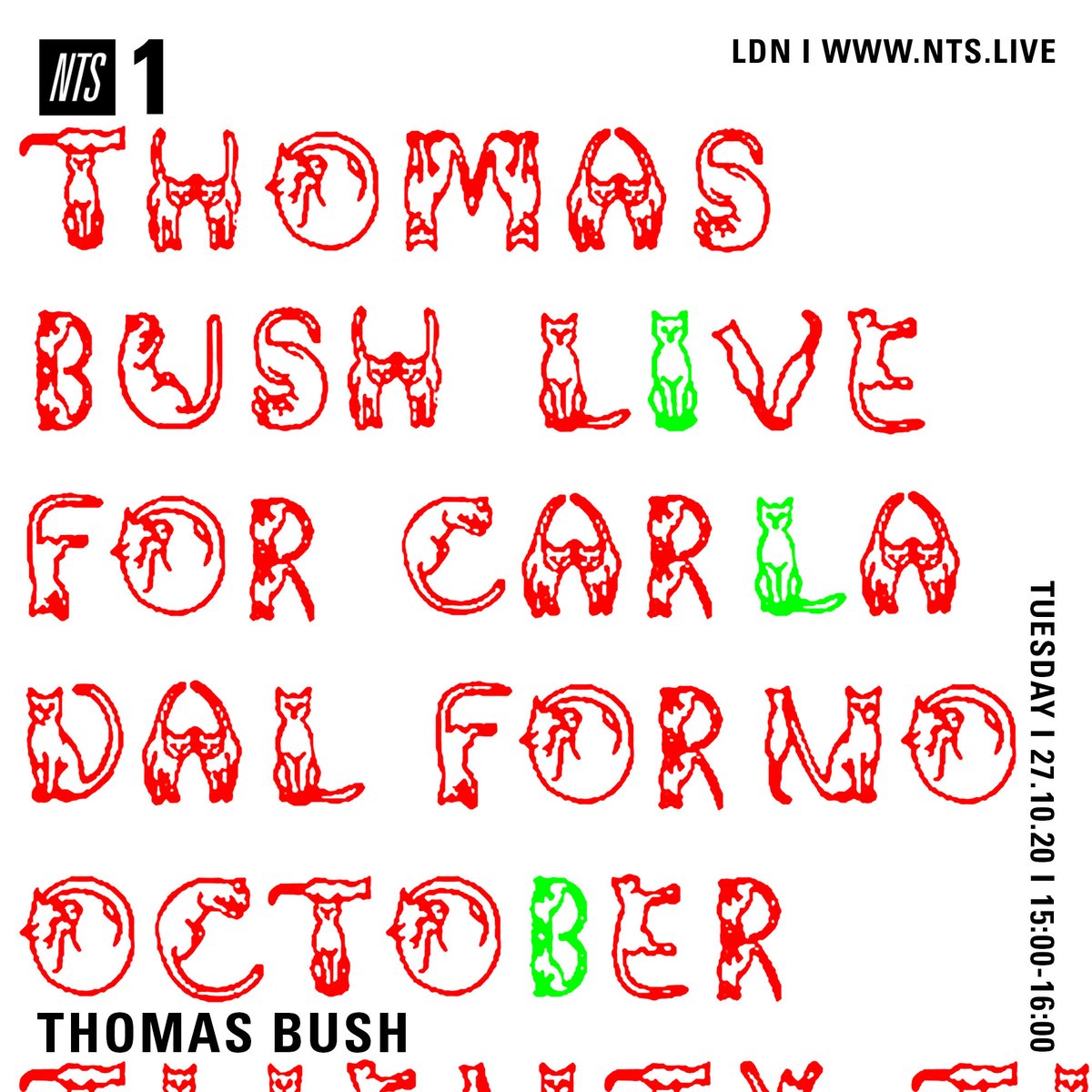 Very happy that Thomas Bush was able to step in and cover today's <a href="/NTSlive/">NTS Radio</a>  Radio show. I love this set, as I did his 2018 album Old and Red ❤️
