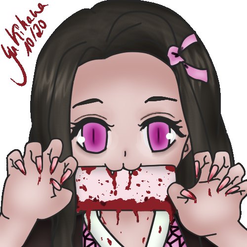 Wieder ein neues emote erstellt für meinen Twitch Account. 😍💖Nezuuuukooo Chaaaan. 💖#emoteartist #TwitchDE #nezuko #DemonSlayer #emote #art