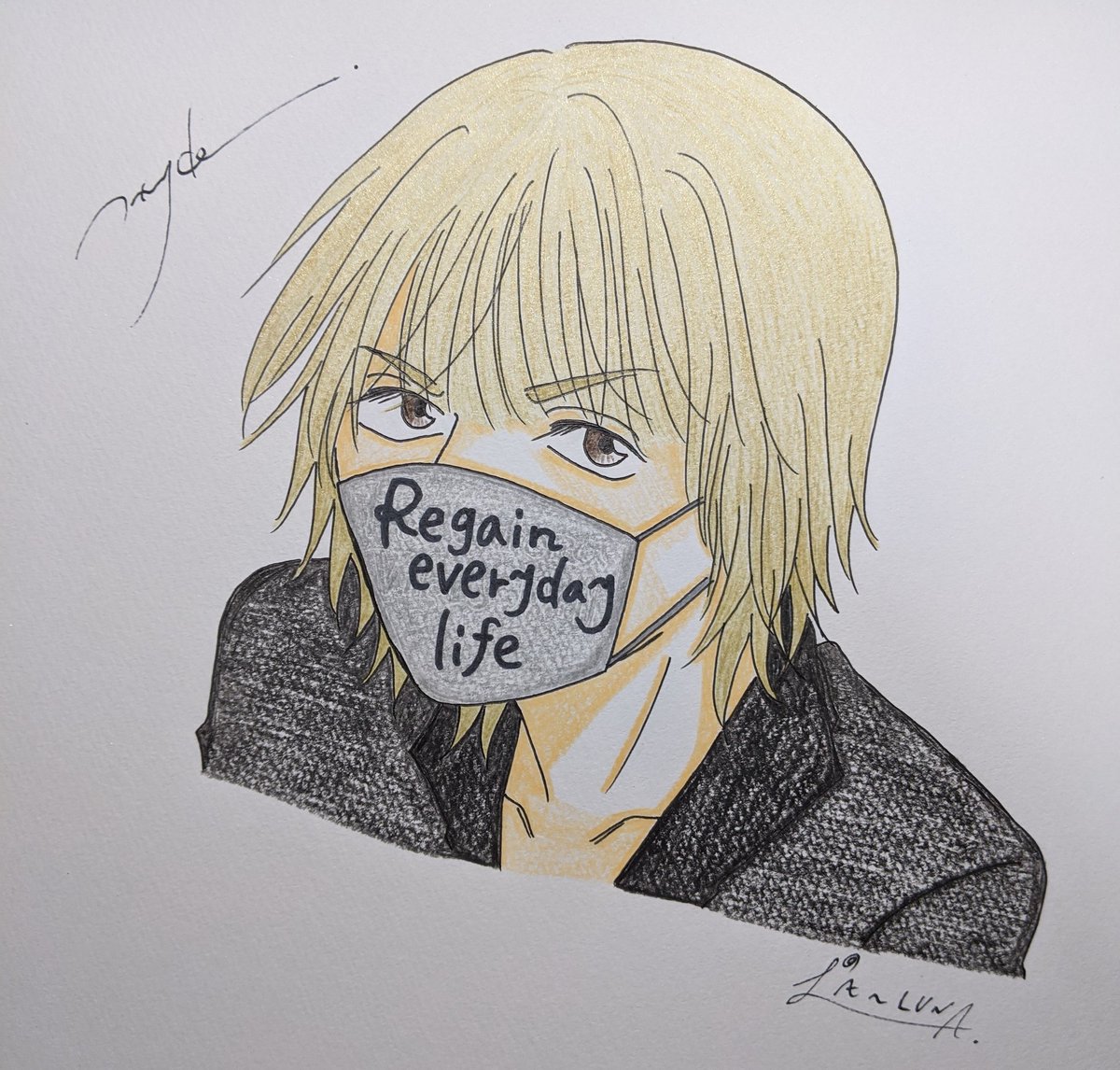 ラルナ かんせーい Hyde Larcenciel Hyde イラスト アナログイラスト アナログ絵 絵師と呼ばれたい 絵師になりたい ラルナ かんせーい Hyde Larcenciel Hyde イラスト アナログイラスト アナログ絵 絵師と呼ばれたい 絵師になりたい