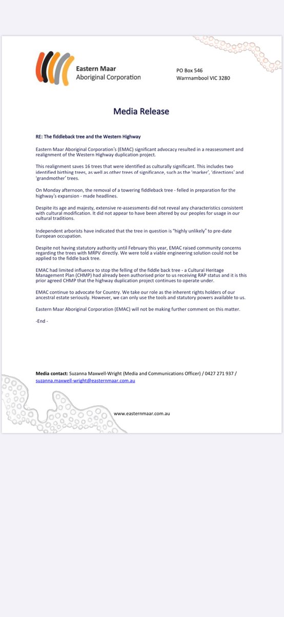 Eastern Maar Aboriginal Corporation tweet media