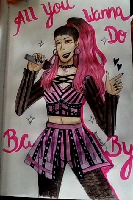 [ All You Wanna Do, Baby ]

- Eu fiz esse desenho da Katherine Howard de 'Six', aquele musical sobre as esposas do Henrique VIII, e eu gostei bastante do resultado ^^

#SixTheMusical #KatherineHoward #traditionalart 

(❤️&🔃 = uma artista feliz)