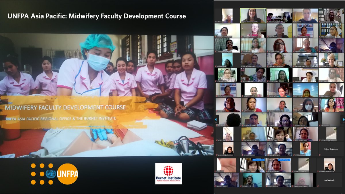 Today we launched our Midwifery Faculty Development Course with our wonderful partners. We have over 100 midwifery educators from 17 countries!

We will build their skills in midwifery curriculum development, renewal implementation and evaluation. 

#midwivesavelives 💛