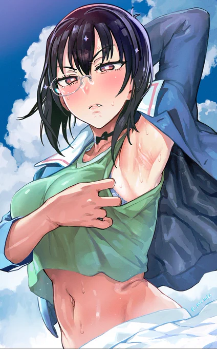 桃ちゃんっ❤文字無しで腋見せてっ❤ 