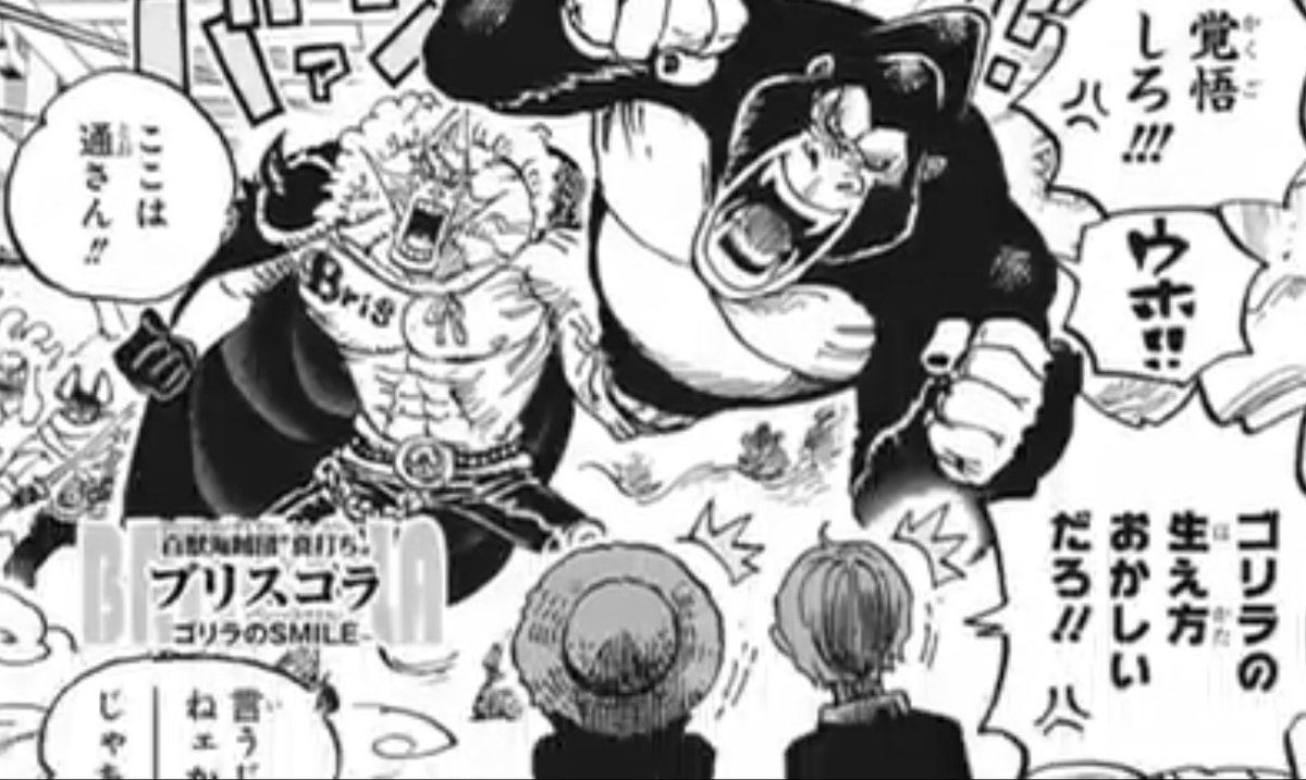 キーハのユー軍 君 ナナハチ君 ワンピース最新情報993話 ワノ国の夢 クイーンの疫災弾 氷鬼 当たれば感染して鬼になる ブリスゴラというゴリラの能力者が登場 腕にゴリラ生えてる ヤマトvsササキ 百獣海賊団装甲部隊 赤鞘九人男の全員の全力な攻撃も