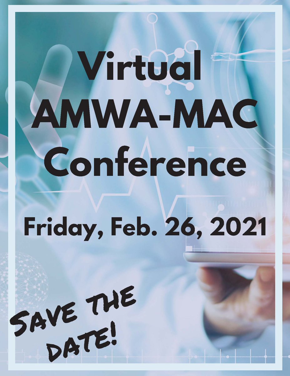 AMWAMAC's tweet image. Save the date! More details to come.