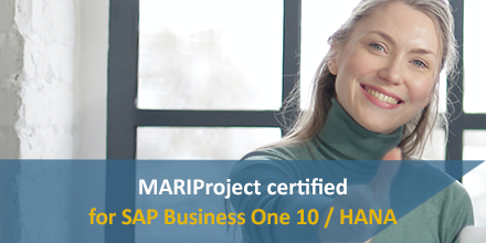 MARINGOcomputer's tweet photo. We are pleased that SAP has certified the current version 6.4 of #MARIProject for integration into #SAPBusinessOne 10.0 version for SAP HANA 10.0. #certification #projectmanagement https://t.co/DaNnHEzhOX