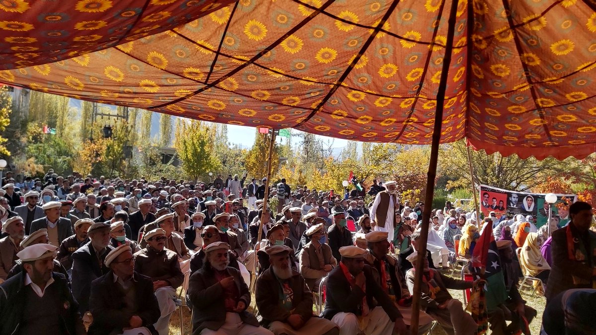 TariqRahimPPP's tweet photo. @SamiKhanKp  President @PYOKP Adrees Workers Convention at Upper chitral #Booni https://t.co/QDKEyL91gS