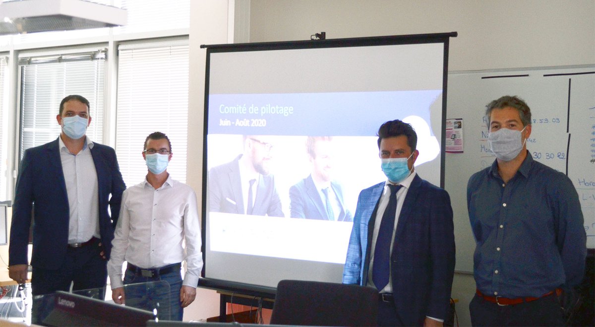 HELPLINE_Corp's tweet photo. Engagée dans l'amélioration continue de la qualité de service délivrée à ses clients, Bimedia a choisi le #CXSupport de HELPLINE.
Vincent Coulet, Directeur Général Adjoint Bimedia, a inauguré l'équipe middle office, qui complète efficacement l’équipe d’Agents CX ! https://t.co/esRAkn253J