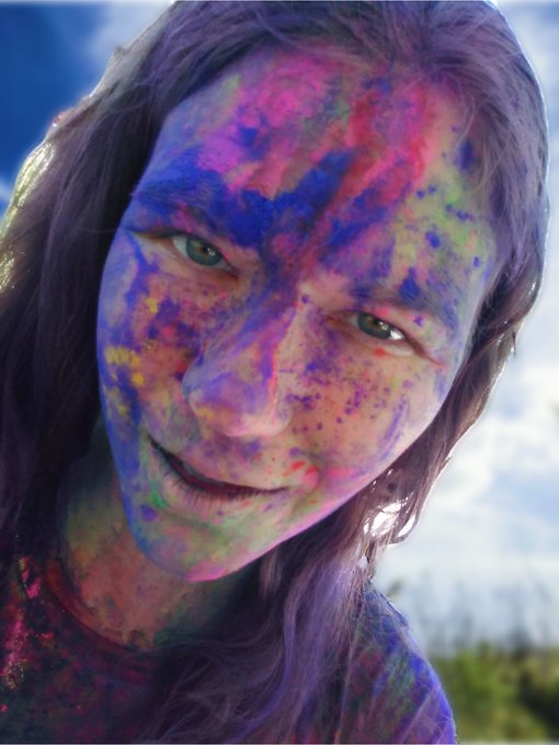 Someone requested I share a just-for-fun pic of me... Here y'all go! Me having a BLAST at the Holi Festival<a href="/tag/mvsales"class="tags"><span>#mvsales</span></a>