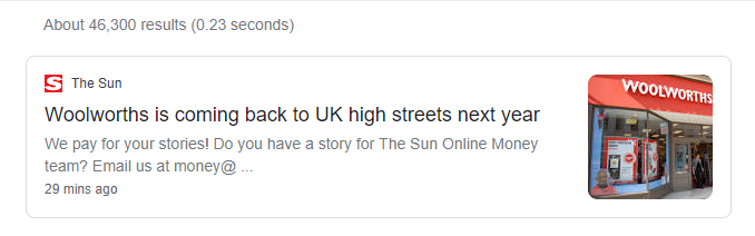 Every major online outlet has reported Woolworth's is returning to the high street. One call from me to owner Very's PR - he doesn't know a thing about it. Surely a story based on a Twitter account with 900 followers (and spelling mistakes) should be verified?