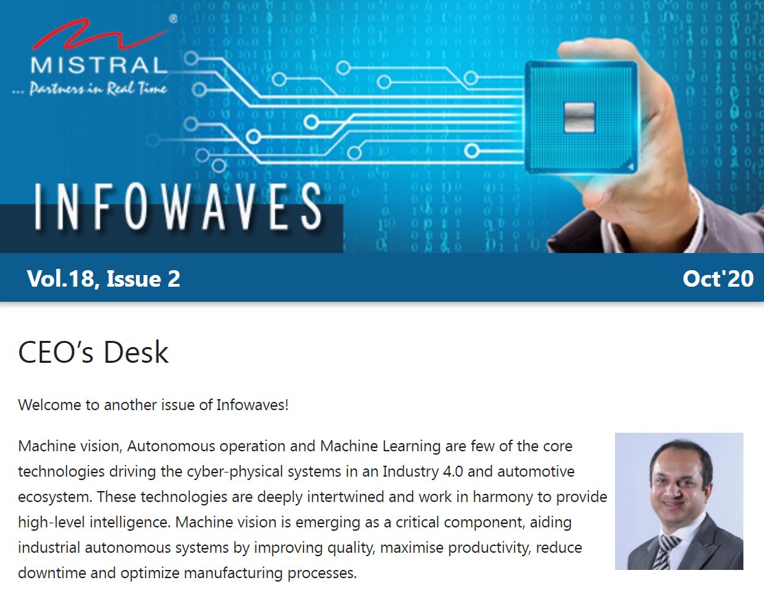 MistralSoln's tweet photo. Read our latest newsletter featuring Neuron Base Board, 60GHz AoPCB module, Image Sensor Expertise and more. https://t.co/TL6NXcYCqN
#nvidia #neuronbase #mmWave #sensors #infowaves #mistralsolutions #autonomous https://t.co/jlLQGZraHO