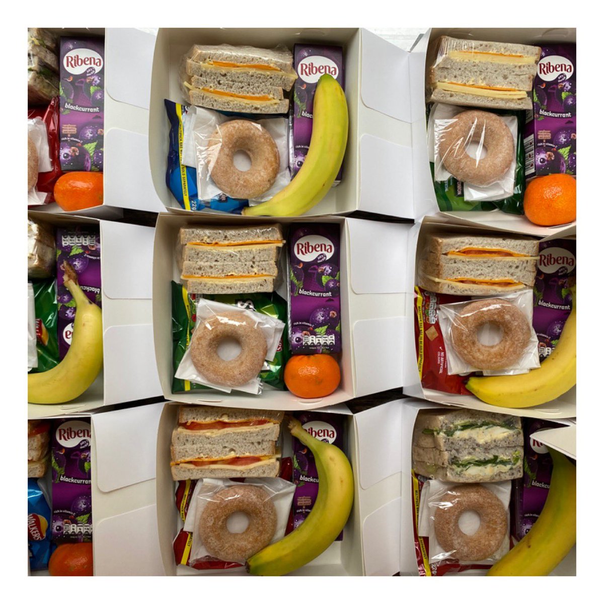 nibsysgf's tweet photo. This half ter we’re making gluten-free lunch boxes everyday for children who need them most. They are now ready and waiting at the Weller Weller Centre on Amersham Road. @MarcusRashford #lunchforkids #rdguk https://t.co/dUNzygfI1v