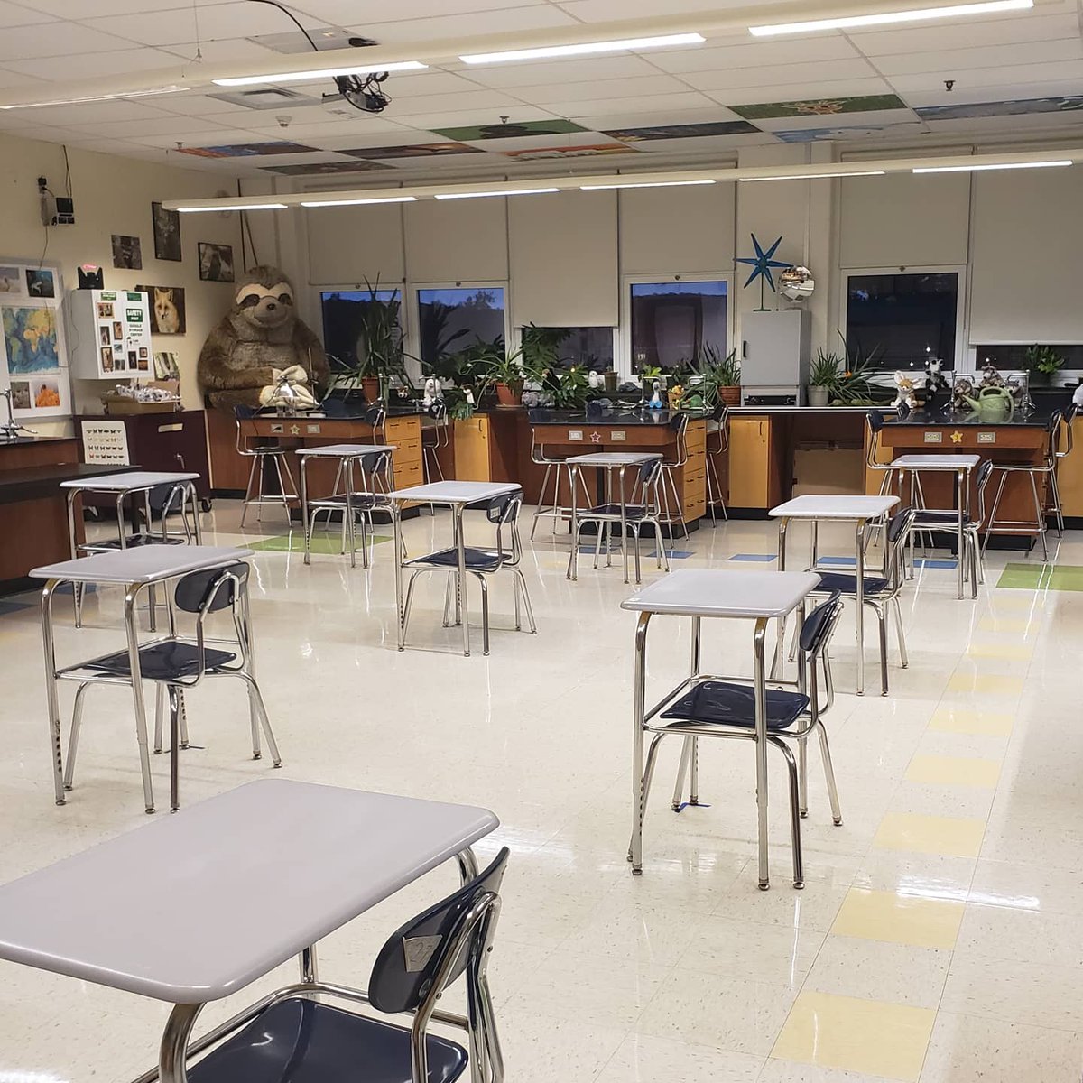 mssipeenviro's tweet photo. Ready for the return of students! #westillgotthis #covid2020 #LHS202021 @LHSPrincipalNJ @LivSchools https://t.co/ubkUacu6un