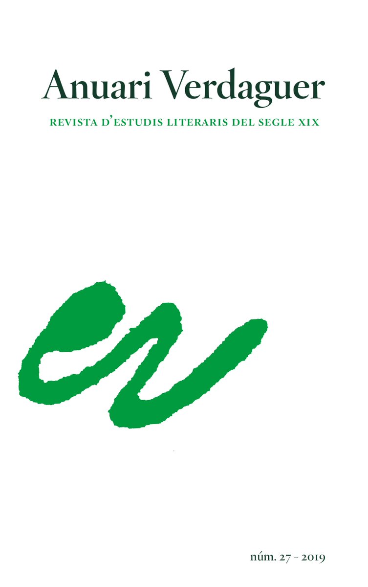 uvic_biblioteca's tweet photo. "El que la gent no sap de Balmes és que escrivint guanyà dinerets. ..." - Ja es pot consultar en #accésobert a #RACO el núm. 27 (2019) de l'Anuari Verdaguer @Eumo_Editorial @uvic_ucc @FJVerdaguer #catedraverdagueruvic #societatverdaguer #texlico
👉 https://t.co/v7hjWBmFS7 https://t.co/6roPe15kj7