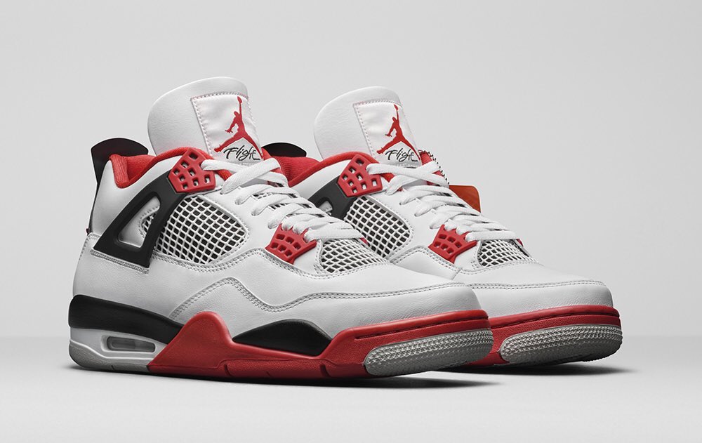 RETWEET! Pre Orders available now for the 2020 ‘Fire Red’ Retro 4 on kicksupply.com #kicksupply #jumpman #retro4 #firered4