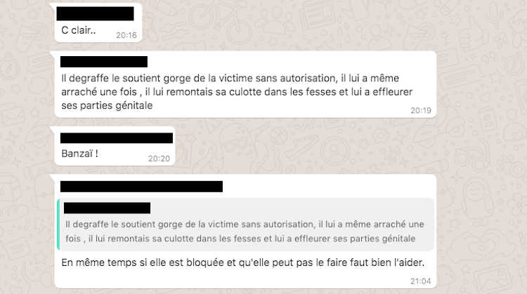 NousToutesOrg's tweet photo. [TW VIOLENCES]

Le premier ministre @JeanCASTEX  : "Je dis aux femmes d'aller porter plainte".

La @PoliceNationale : https://t.co/2xzLRP7XOg