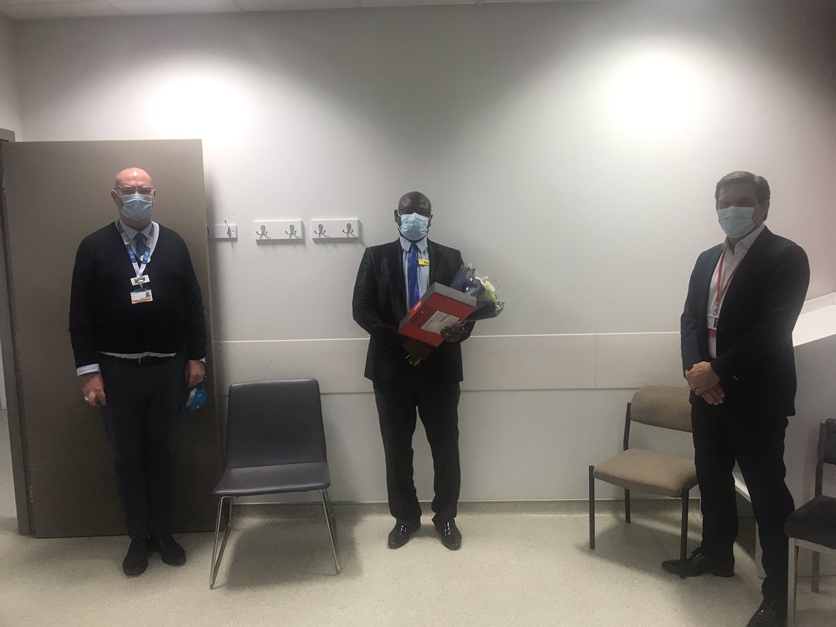 How amazing is this what a privilege saying a huge well done for Pa along with Serco MD Simon Chipperfield <a href="/NHSBartsHealth/">Barts Health</a> @SercoHealth