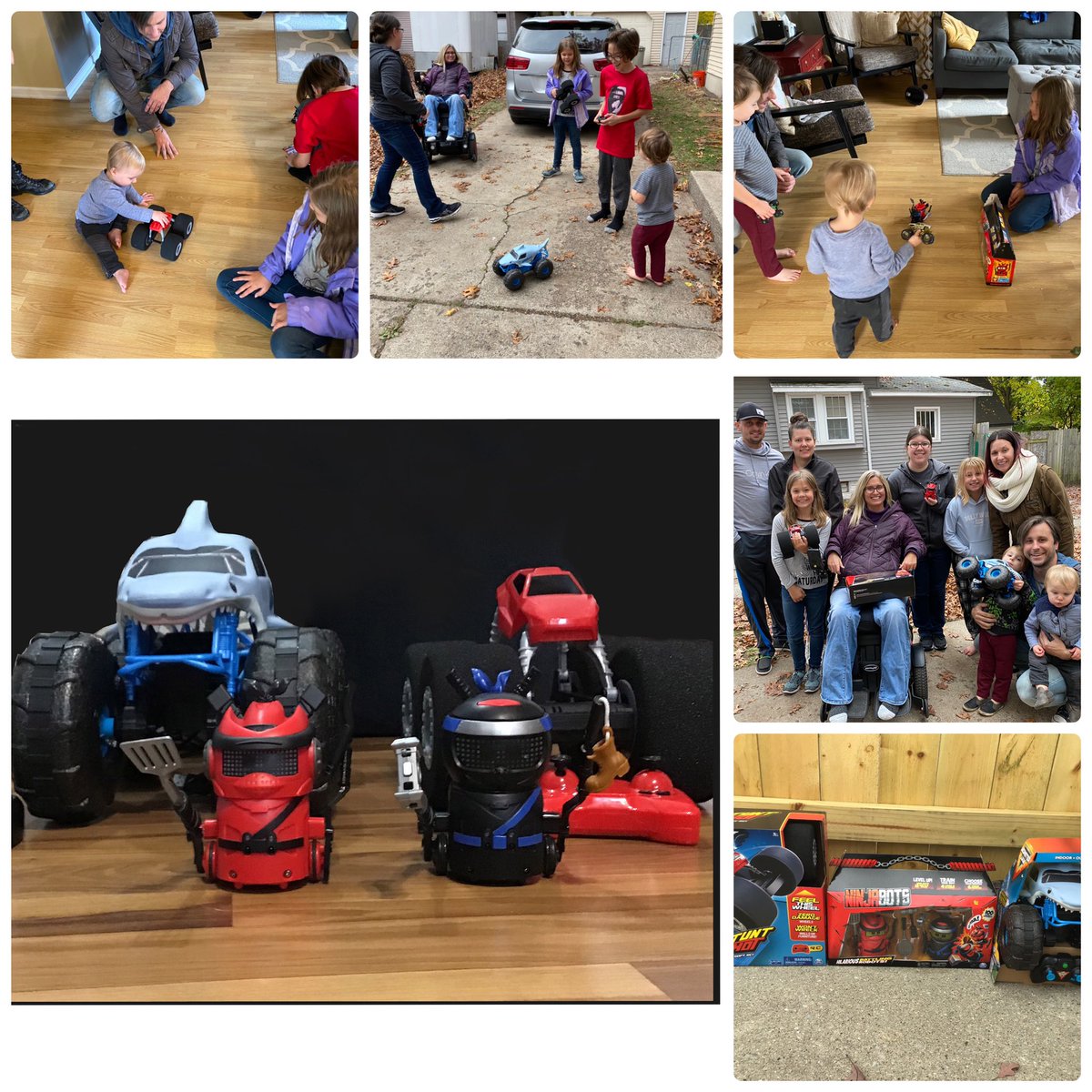 Ericajo02's tweet photo. The kids and the adults had fun testing the Megladon Storm, the Ninja Bots, and the Stunt shot. They are all great products and great ideas for Christmas! #MegalodonStorm  #tryazon #MonsterJam #SpinMasterMonsterJam #NinjaBots #StuntShot #AirHogs https://t.co/9PmI56ahaP