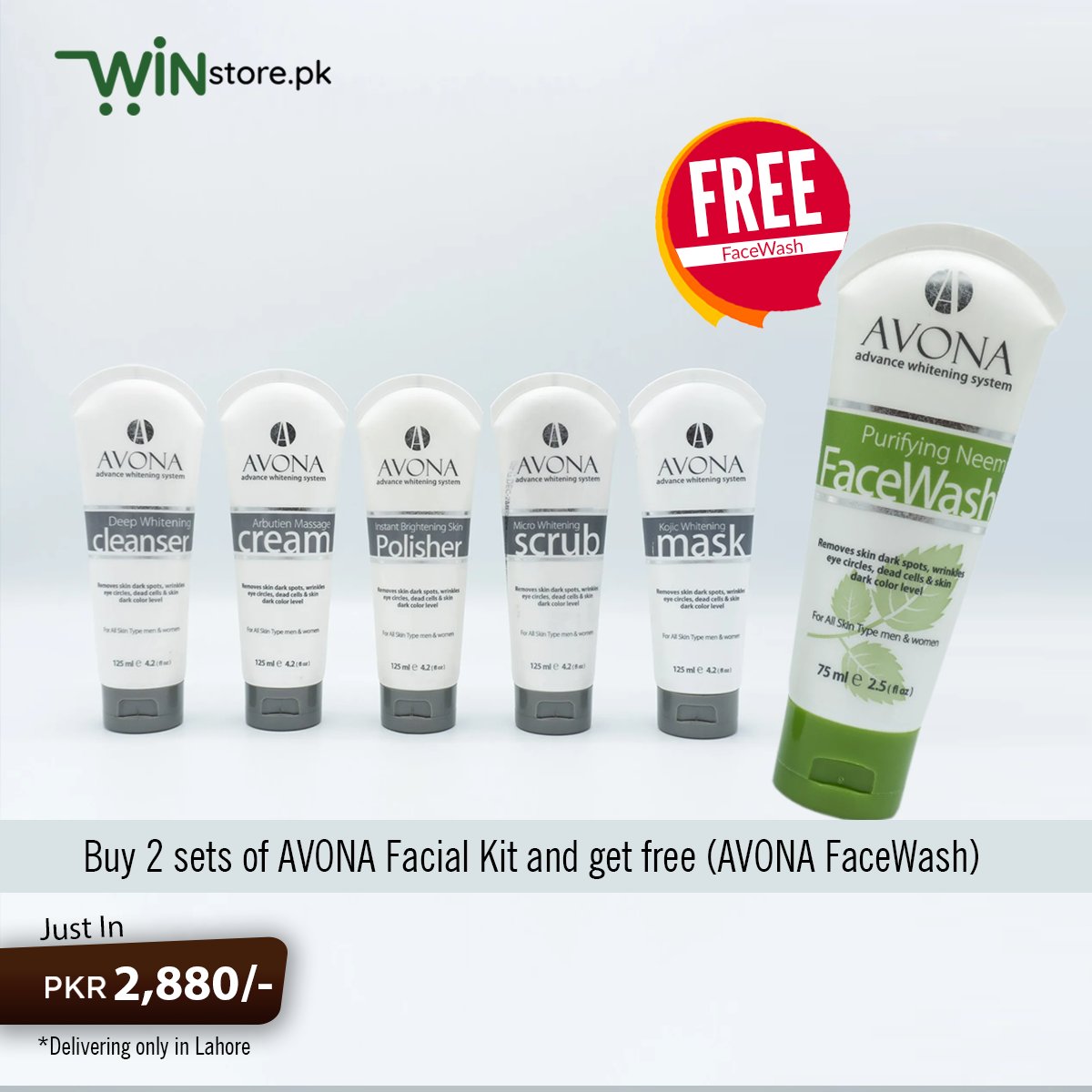Winstorepk's tweet photo. Beauty Care products that meet international standards available at https://t.co/aLNuJRncDe
Visit Us: https://t.co/cnotXjPxT8
(Delivering only in Lahore)
Shop for Rs.1000 and earn a chance to win gold bars, cars, and even plots!
 #Lahore #Pakistan #skincare #beautyproducts #Avona https://t.co/dzeV1CH8pX