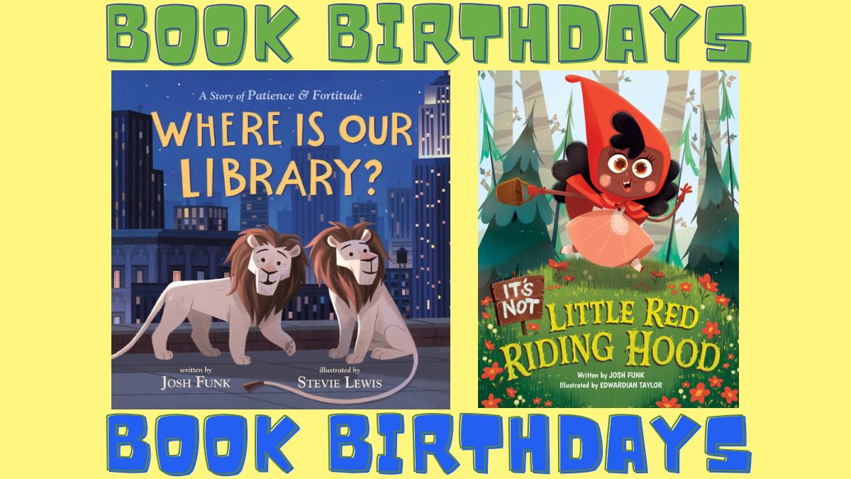 joshfunkbooks's tweet photo. AMAZING NEWS! I have *two* books celebrating birthdays today! https://t.co/vnZHqd3wE6