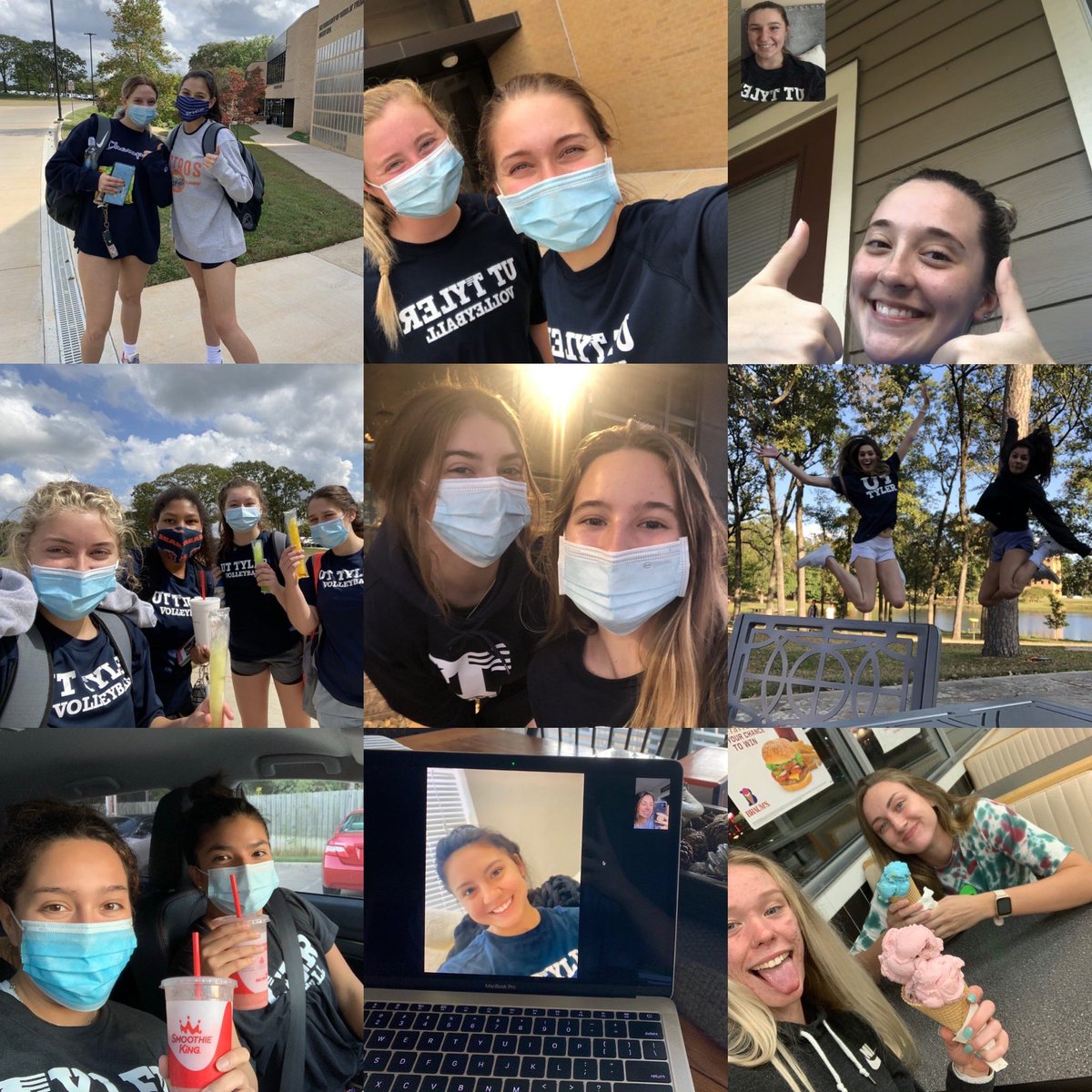 1 on 1 time with our teammates!! Relationships are everything! #uttvb #family 💙🧡