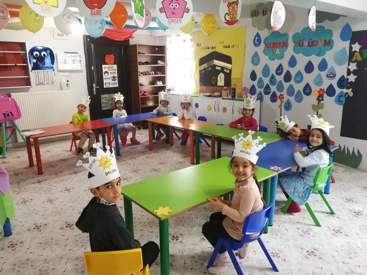 Sevgili Peygamberimizin dünyaya teşriflerinin yıldönümü münasebetiyle 4-6 yaş Kur'an Kursumuzdaki yavrularımızın Mevlid-i Nebi kutlamasından görüntüler.