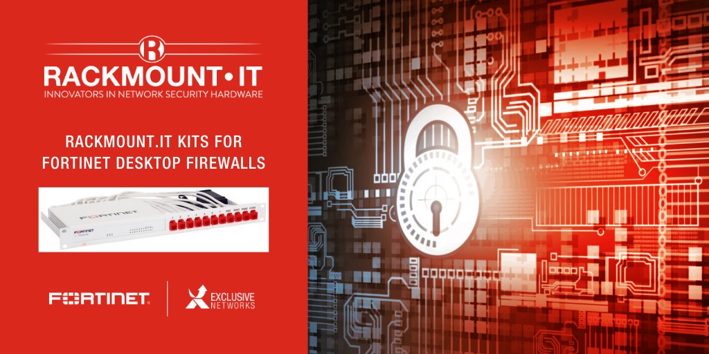 EXN_UK's tweet photo. We’re delighted to be able to offer tailored, high quality @RackmountIT kits for @Fortinet desktop firewalls at just £83 per unit. Your FortiGate has never looked so good! Click here for more information: https://t.co/XwAXSmefC0 #exclusivelyfortinet https://t.co/S7sQlh67RW