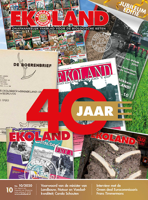 Ekoland 40 jaar!
Voorwoord van de minister en interview Frans Timmermans nu te downloaden.
