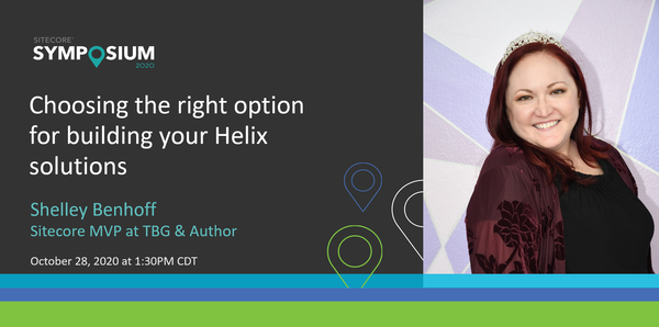SBenhoff's tweet photo. In my #SitecoreSYM session, Choosing the right option for building your Helix solutions, I compare and contrast the most popular tools available. You can view more information and sign up for my newsletter here: https://t.co/J20mvwnqhZ #SitecoreMVP #LearnSitecore https://t.co/oGpB8tZCxQ