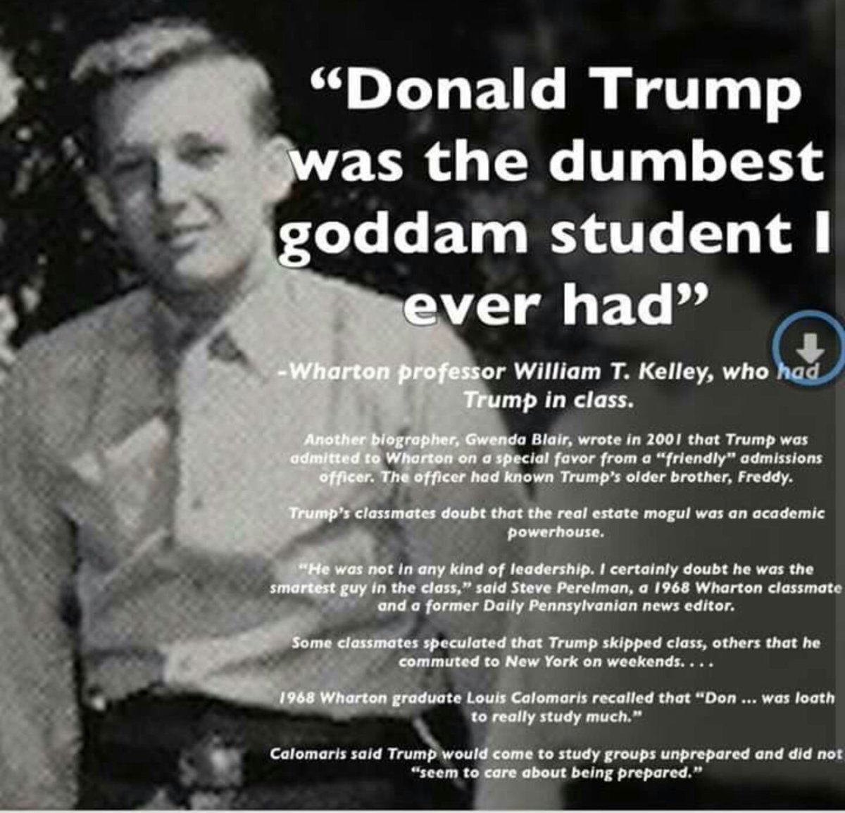 Ptmurf1016's tweet photo. @RogueKrypto @realDonaldTrump Well then, #TrumpUniversity, #TrumpFoundation, #TrumpCasinos, #trumpSteaks, #trumpAirline, #trumpVitamins, #trumpMortgage, #MoneyLaundering, #Emoluments, #bribery, #TaxFraudTrump, #BankFraud, #insuranceFraud ..., tend to support the contention.
Time for trump to gom https://t.co/jPYm3JdAL4