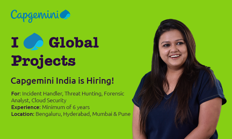 CapgeminiIndia's tweet photo. Want to be a part of an all-inclusive and diverse team? We have multiple openings. #CapgeminiIsHiring
Apply now: https://t.co/YjnvwwHXpF https://t.co/6WvpHXryk8