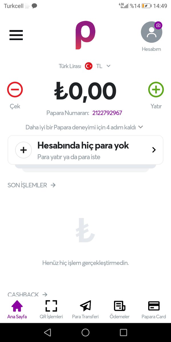 Ben biraz fakirim de herkes 1 tl falan mı atsa acaba?